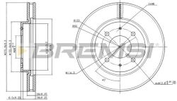 Гальмівний диск пер. Galant/Lancer (99-11)