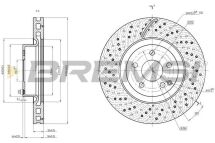 Гальмівний диск пер. W221 06-13