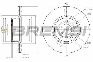 Гальмівний диск пер. X3 F25/X4 F26 10- 1.6-3.0