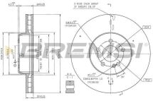 Тормозной диск перед. MB E-class (W213)/GLC (X253/C253) 2.0-2.2 15-23 (342x32mm)