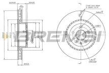 Гальмівний диск перед. Model S/Model X (12-21)