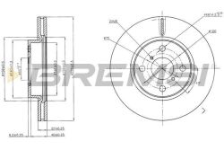 Тормозной диск перед. Toyota Yaris 05-20 Тормозной диск перед. Toyota Yaris 05-20
