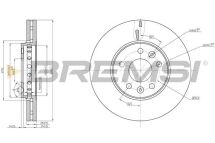 Тормозной диск перед. Trafic/Vivaro 14- (296mm)