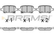 Тормозные колодки зад. ASTRA 1.0-1.6 15-22