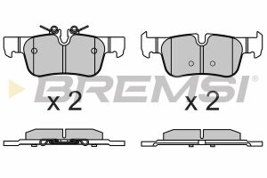 Гальмівні колодки зад. BMW 1/2/i3/X1/X2