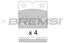 Гальмівні колодки зад. Tesla Model X 13- (BREMBO)