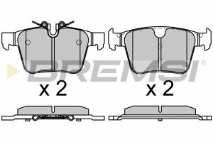 Гальмівні колодки зад. Volvo S60/S90/V60/V90/XC40/XC60/XC90 16-