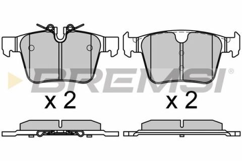 Гальмівні колодки зад. Volvo S60/S90/V60/V90/XC40/XC60/XC90 16- Гальмівні колодки зад. Volvo S60/S90/V60/V90/XC40/XC60/XC90 16-