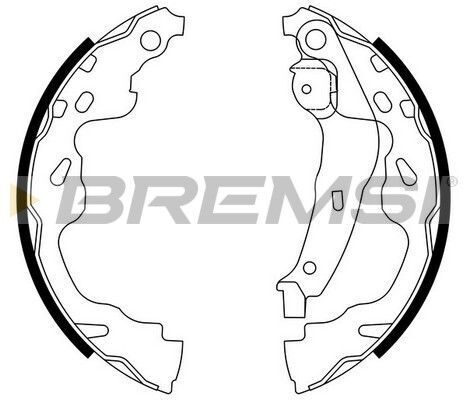 Гальмівні колодки зад. YARIS 1.0-1.5 99-05 (BOSCH) Гальмівні колодки зад. YARIS 1.0-1.5 99-05 (BOSCH)