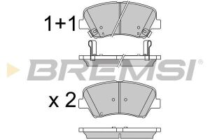 Гальмівні колодки пер. Ceed/Cerato/Elantra/Equus/i30 (09-21) (BOSCH)