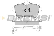 Тормозные колодки пер. MB W169/W245 04-12