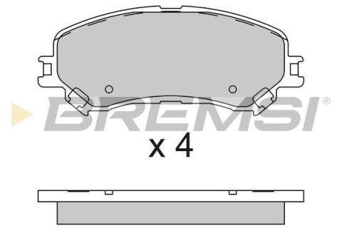 Гальмівні колодки пер. Renault Scenic IV 16-/Megane IV 15-/Espace V 15- Гальмівні колодки пер. Renault Scenic IV 16-/Megane IV 15-/Espace V 15-