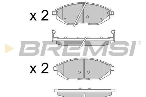 Гальмівні колодки пер. Spark 10- (Akebono) Гальмівні колодки пер. Spark 10- (Akebono)