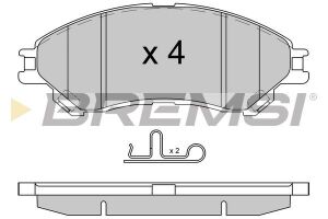 Гальмівні колодки пер. SUZUKI SX4 S-CROSS/VITARA 1.0-1.6 15- (AKEBONO)
