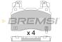 Гальмівні колодки пер. Tesla Model S/INSIGNIA B 13- (BREMBO), фото 1 - интернет-магазин Auto-Mechanic