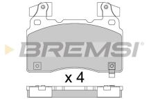 Гальмівні колодки пер. Tesla Model S/INSIGNIA B 13- (BREMBO)