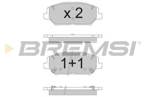 Гальмівні колодки перед. HYUNDAI i30/CEED 1.0-1.6 16-