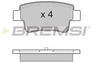 Гальмівні колодки перед. Opel Corsa 09-14 (BOSCH)