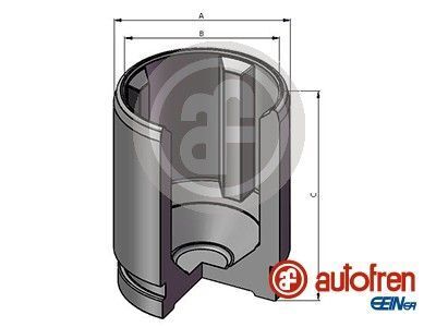 Поршень супорта задняES 18-/Outlander III 12-/Camry 17- (51x40mm) Поршень супорта задняES 18-/Outlander III 12-/Camry 17- (51x40mm)