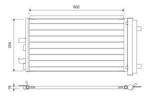 Радіатор кондиціонера AUDI A8/BMW 2 (F45)/X1 (F48)/X2 (F39) 1.5-3.0 14-
