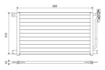 Радиатор кондиционера BMW X3 (E83) 2.0-3.0 04-11 Радиатор кондиционера BMW X3 (E83) 2.0-3.0 04-11