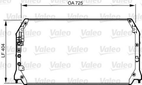 Радіатор кондиціонера CAMRY 2.2-3.0 96-01 Радіатор кондиціонера CAMRY 2.2-3.0 96-01
