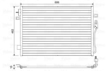 Радіатор кондиціонера Fiat Freemont 2.0/2.4JTD 11-