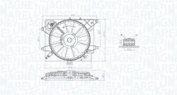Вентилятор радиатора (с диффузором) i30 11-, KIA Вентилятор радиатора (с диффузором) i30 11-, KIA