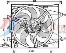 Вентилятор радіатора 500 0.9/1.4 07- Вентилятор радіатора 500 0.9/1.4 07-