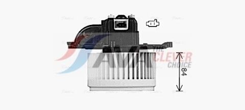 Вентилятор салона BERLINGO 1.6 08-, Electric 13- Вентилятор салона BERLINGO 1.6 08-, Electric 13-
