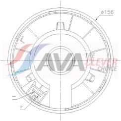 Вентилятор салона MONDEO IV 07-