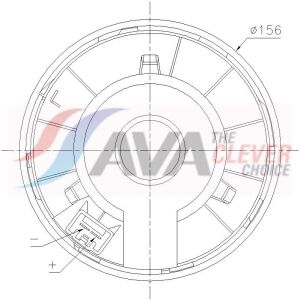 Вентилятор салона MONDEO IV 07-