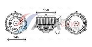 вентилятор салону Mokka, Chevrolet Tracker 12-
