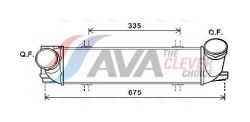 Интеркулер 1 Купе (E82) 07-, 3 (E90) 06-, 3 Touring (E91) 06-, 3 Купе (E92) 07-