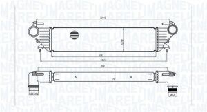 Інтеркулер 500L 0.9, 1.3, 1.4 12-, TIPO 1.3, 1.4 16-