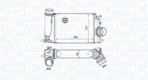 Інтеркулер Grand Scenic IV, Kadjar, Megane IV, Talisman, Nissan Qashqai II, X-Trail 1.2/1.5dCi/1.6 Інтеркулер Grand Scenic IV, Kadjar, Megane IV, Talisman, Nissan Qashqai II, X-Trail 1.2/1.5dCi/1.6
