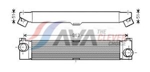 Інтеркулер Jumper, Fiat Ducato, Peugeot Boxer 2.2/3.0HDI 06-