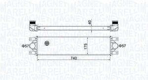 Інтеркулер MASTER II 1.9, 2.2, 2.5 00-, OPEL, NISSAN