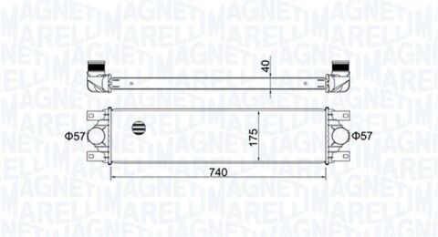 Інтеркулер MASTER II 1.9, 2.2, 2.5 00-, OPEL, NISSAN Інтеркулер MASTER II 1.9, 2.2, 2.5 00-, OPEL, NISSAN