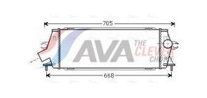 Інтеркулер Trafic II 2.0/2.5dCi 01-, Opel Vivaro