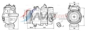 Компресор кондиціонера AMAROK 2.0 10-, T5 2.0 10-