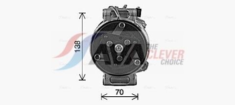 Компресор кондиціонера DISCOVERY IV 3.0 09-, RANGE ROVER SPORT I 3.0 09-, JAGUAR Компресор кондиціонера DISCOVERY IV 3.0 09-, RANGE ROVER SPORT I 3.0 09-, JAGUAR