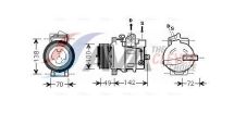 компресор кондиціонера Sprinter 06-, E-CLASSE, VIANO (W639) 3.0 CDI