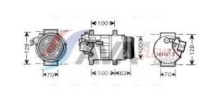 Компресор кондиціонера W169, W245
