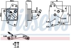 Оливний радіатор (без корпуса) NX 200t 14-, NX 300 17-, RX 200t 15-, RX 300 17- Оливний радіатор (без корпуса) NX 200t 14-, NX 300 17-, RX 200t 15-, RX 300 17-