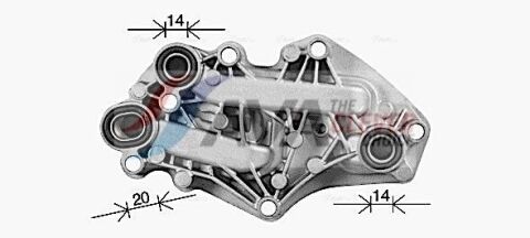 Оливний радіатор (з корпусом) Astra J, K, Insignia, Mokka, Zafira Tourer, CHEVROLET, VAUXHALL Оливний радіатор (з корпусом) Astra J, K, Insignia, Mokka, Zafira Tourer, CHEVROLET, VAUXHALL
