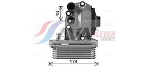 Оливний радіатор (з корпусом) Mondeo III, Transit 2.2/2.4TDCi 00-, LandRover Defender, Jaguar
