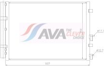 Радіатор кондиціонера (конденсатор) i20 II 1.0, 1.1, 1.4 14-