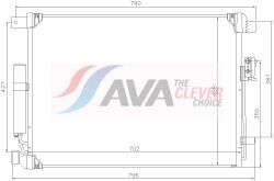 Радиатор кондиционера (конденсатор) NAVARA NP300 2.3 15- Радиатор кондиционера (конденсатор) NAVARA NP300 2.3 15-