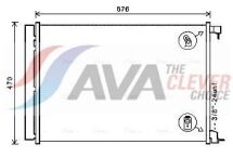 Радиатор кондиционера (конденсатор) с осушителем AMG GT (C190), W205, S205